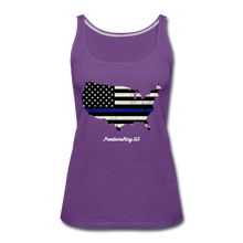 Load image into Gallery viewer, BLUE LINE USA - Women’s Premium Tank Top - purple