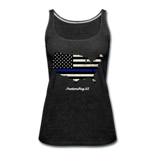 Load image into Gallery viewer, BLUE LINE USA - Women’s Premium Tank Top - charcoal gray