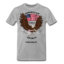 Load image into Gallery viewer, AMERICAN SPIRIT - Men's Premium T-Shirt - heather gray