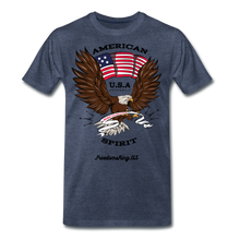 Load image into Gallery viewer, AMERICAN SPIRIT - Men's Premium T-Shirt - heather blue
