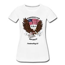 Load image into Gallery viewer, AMERICAN SPIRIT - Women’s Premium T-Shirt - white