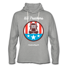 Load image into Gallery viewer, US TRUCKERS - Unisex Lightweight Terry Hoodie - heather gray