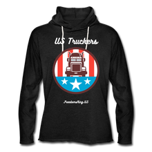Load image into Gallery viewer, US TRUCKERS - Unisex Lightweight Terry Hoodie - charcoal gray