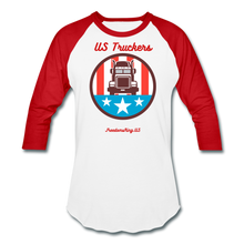Load image into Gallery viewer, US TRUCKERS - Baseball T-Shirt - white/red