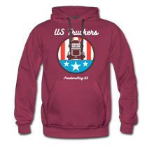 Load image into Gallery viewer, US TRUCKERS - Men’s Premium Hoodie - burgundy