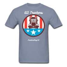 Load image into Gallery viewer, US TRUCKERS - Unisex ComfortWash Garment Dyed T-Shirt - blue