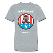 Load image into Gallery viewer, US TRUCKERS - Unisex Tri-Blend T-Shirt - heather gray