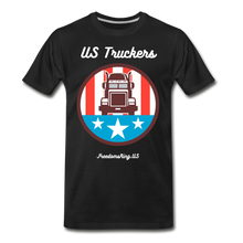 Load image into Gallery viewer, US TRUCKERS - Men's Premium T-Shirt - black