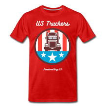 Load image into Gallery viewer, US TRUCKERS - Men's Premium T-Shirt - red