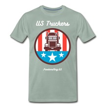 Load image into Gallery viewer, US TRUCKERS - Men's Premium T-Shirt - steel green