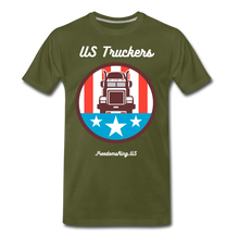 Load image into Gallery viewer, US TRUCKERS - Men's Premium T-Shirt - olive green