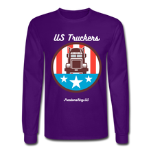 Load image into Gallery viewer, US TRUCKERS - Men's Long Sleeve T-Shirt - purple