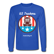 Load image into Gallery viewer, US TRUCKERS - Men's Long Sleeve T-Shirt - royal blue