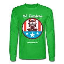 Load image into Gallery viewer, US TRUCKERS - Men's Long Sleeve T-Shirt - bright green