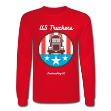 Load image into Gallery viewer, US TRUCKERS - Men's Long Sleeve T-Shirt - red