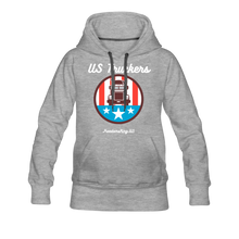 Load image into Gallery viewer, US TRUCKERS - Women’s Premium Hoodie - heather gray