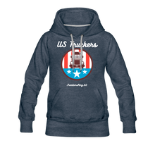 Load image into Gallery viewer, US TRUCKERS - Women’s Premium Hoodie - heather denim