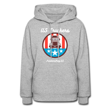 Load image into Gallery viewer, US TRUCKERS - Women's Hoodie - heather gray