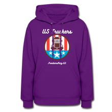 Load image into Gallery viewer, US TRUCKERS - Women's Hoodie - purple