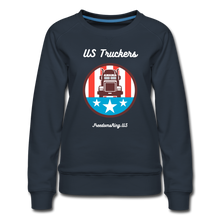 Load image into Gallery viewer, US TRUCKERS - Women’s Premium Sweatshirt - navy
