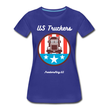 Load image into Gallery viewer, US TRUCKERS - Women’s Premium T-Shirt - royal blue