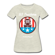 Load image into Gallery viewer, US TRUCKERS - Women’s Premium T-Shirt - heather oatmeal