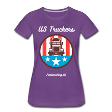 Load image into Gallery viewer, US TRUCKERS - Women’s Premium T-Shirt - purple