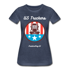 Load image into Gallery viewer, US TRUCKERS - Women’s Premium T-Shirt - heather blue