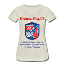 Load image into Gallery viewer, Superstore for Deplorables - Women’s Premium T-Shirt - heather oatmeal