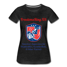 Load image into Gallery viewer, Superstore for Deplorables - Women’s Premium T-Shirt - charcoal gray