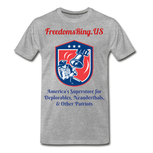 Load image into Gallery viewer, Superstore for Deplorables - Men's Premium T-Shirt - heather gray
