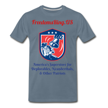 Load image into Gallery viewer, Superstore for Deplorables - Men's Premium T-Shirt - steel blue