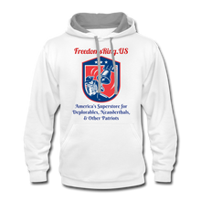 Load image into Gallery viewer, Superstore for Deplorables - Contrast Hoodie - white/gray