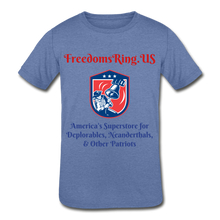 Load image into Gallery viewer, SUPERSTORE FOR DEPLORABLES - Kids' Tri-Blend T-Shirt - heather Blue