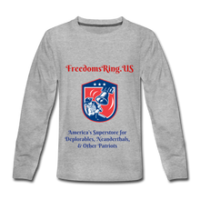 Load image into Gallery viewer, Kids' Premium Long Sleeve T-Shirt - heather gray