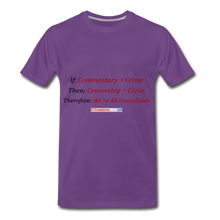 Load image into Gallery viewer, WE ARE ALL CANCELLABLE - Men&#39;s Premium T-Shirt - purple
