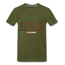 Load image into Gallery viewer, WE ARE ALL CANCELLABLE - Men&#39;s Premium T-Shirt - olive green
