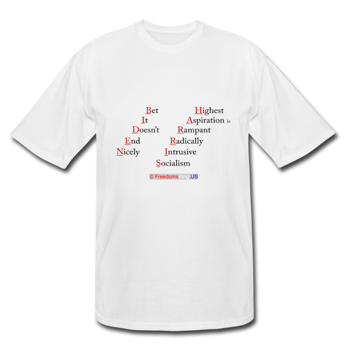 BIDEN-HARRIS - Men's Tall T-Shirt - white