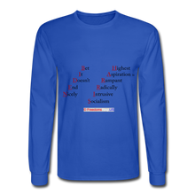 Load image into Gallery viewer, BIDEN-HARRIS - Men&#39;s Long Sleeve T-Shirt - royal blue
