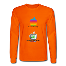 Load image into Gallery viewer, JUST WATCH WHAT YOU SAY - Men&#39;s Long Sleeve T-Shirt - orange
