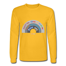 Load image into Gallery viewer, GROUPTHINK RAINBOW - Men&#39;s Long Sleeve T-Shirt - gold
