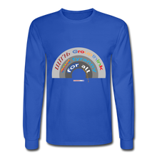 Load image into Gallery viewer, GROUPTHINK RAINBOW - Men&#39;s Long Sleeve T-Shirt - royal blue
