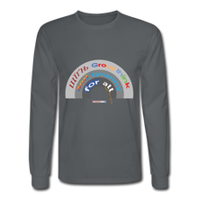 Load image into Gallery viewer, GROUPTHINK RAINBOW - Men&#39;s Long Sleeve T-Shirt - charcoal
