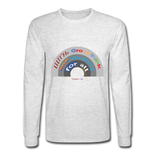 Load image into Gallery viewer, GROUPTHINK RAINBOW - Men&#39;s Long Sleeve T-Shirt - light heather gray
