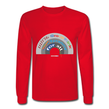 Load image into Gallery viewer, GROUPTHINK RAINBOW - Men&#39;s Long Sleeve T-Shirt - red
