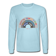 Load image into Gallery viewer, GROUPTHINK RAINBOW - Men&#39;s Long Sleeve T-Shirt - powder blue
