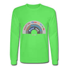 Load image into Gallery viewer, GROUPTHINK RAINBOW - Men&#39;s Long Sleeve T-Shirt - kiwi
