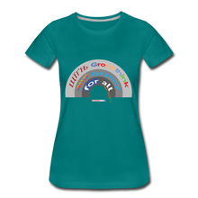 Load image into Gallery viewer, GROUPTHINK RAINBOW - Women’s Premium T-Shirt - teal
