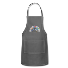 Load image into Gallery viewer, GROUPTHINK RAINBOW - Adjustable Apron - charcoal
