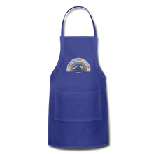 Load image into Gallery viewer, GROUPTHINK RAINBOW - Adjustable Apron - royal blue
